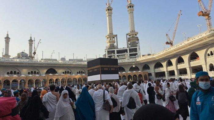 Jemaah tanpa visa haji resmi terancam denda dan deportasi. Foto: Repro Tribunnews.