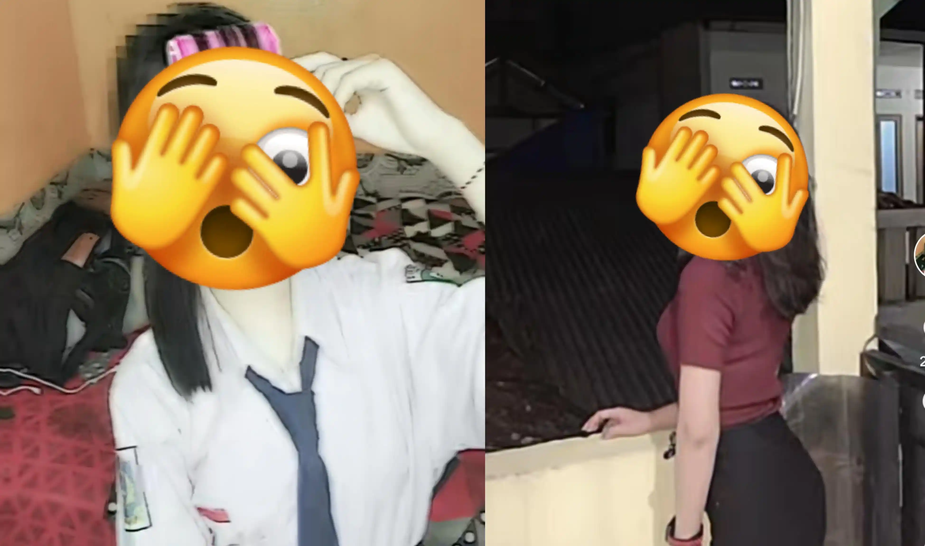 Pemeran dan penyebar video syur Vania ingin viral di media sosial. Foto: TikTok@vania spensa ngawi.