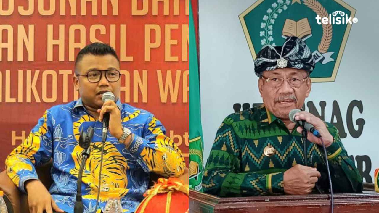 Ketua KNPI Muna, La Ode Muhram Naadu (kiri), dan Bupati Bachrun Labuta. Foto: Sunaryo/Telisik