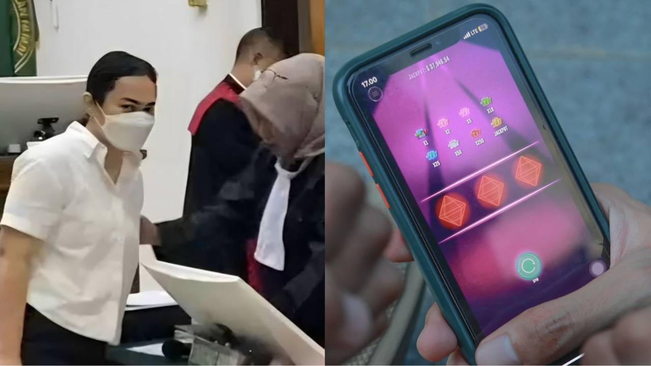 Gaya hidup glamor Darmawati terkuak setelah suami didakwa lindungi judol. Foto: Repro Kompas.
