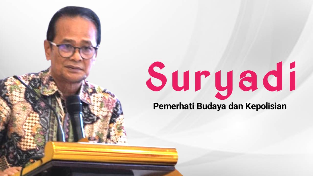 Suryadi, Pemerhati Budaya dan Kepolisian. Foto: Ist.