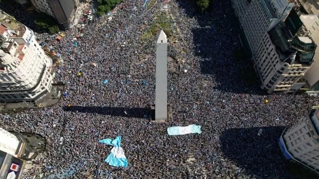 Argentina masih memimpin daftar negara dengan utang terbanyak ke IMF 2025. Foto: Repro AFP.