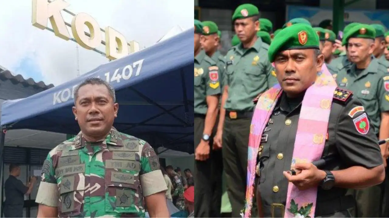 Letkol Inf Laode Muhammad Idrus kini memimpin Kodim 1407/Bone sejak April 2025. Foto: Repro Tribunnews.