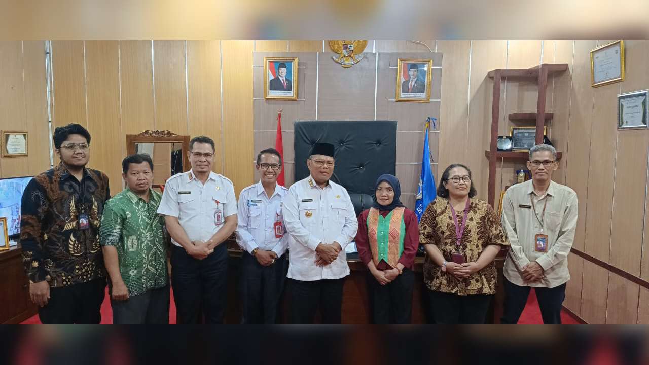 Tim BKN RI seusai melakukan audiensi bersama Pemkab Buton Selatan. Foto: Ist.