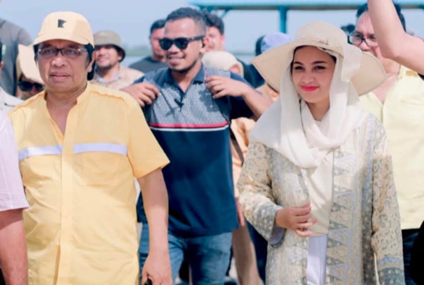 Anggota DPD RI, Wa Ode Rabia Aldawiyah bersama Wakil Ketua Komisi V DPR RI, Ridwan Bae berhasil komunikasikan revitalisasi dua pasar di Muna. Foto: Ist.