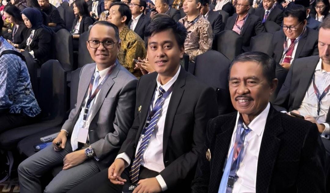 Bupati Kolaka Utara, Nur Rahman Umar (kanan) saat mengikuti ICI 2025 di JICC. Foto: Diskominfo Kolaka Utara