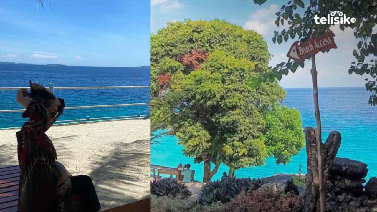 Nirwana Buton Villa menawarkan keindahan view laut biru. Foto: Elfinasari/Telisik