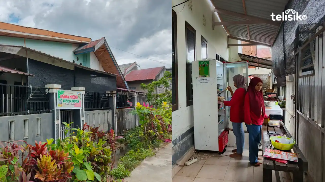 Lokasi Asinan Myesha yang berada di Perdos belakang UHO. Foto: Gede Suyana Sriski/Telisik.