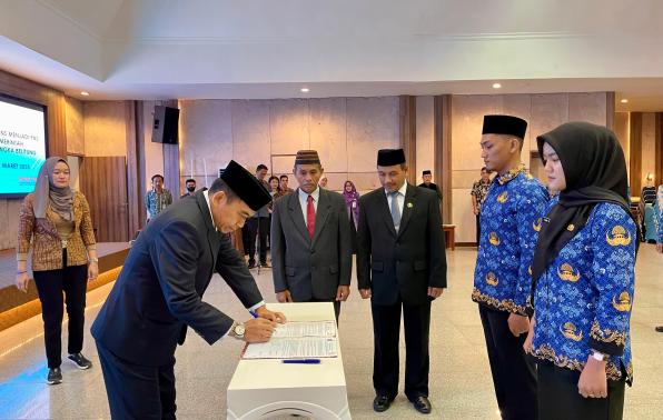 Aturan seleksi CPNS 2025/2026 berubah, BKN permudah sistem penerimaan pelamar. Foto: Repro Babelprov.