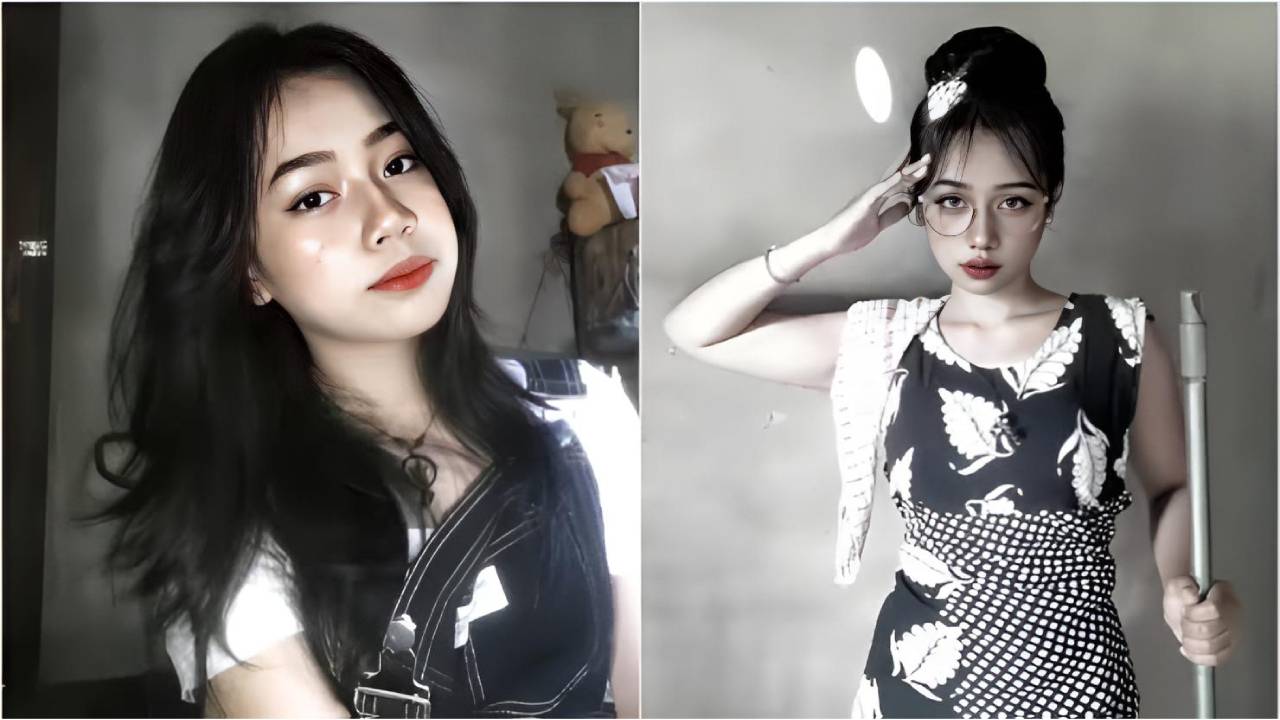 Video Mama Muda viral, jutaan penonton dibuat penasaran sosok pemerannya. Foto: TikTok@_hellonisaa21