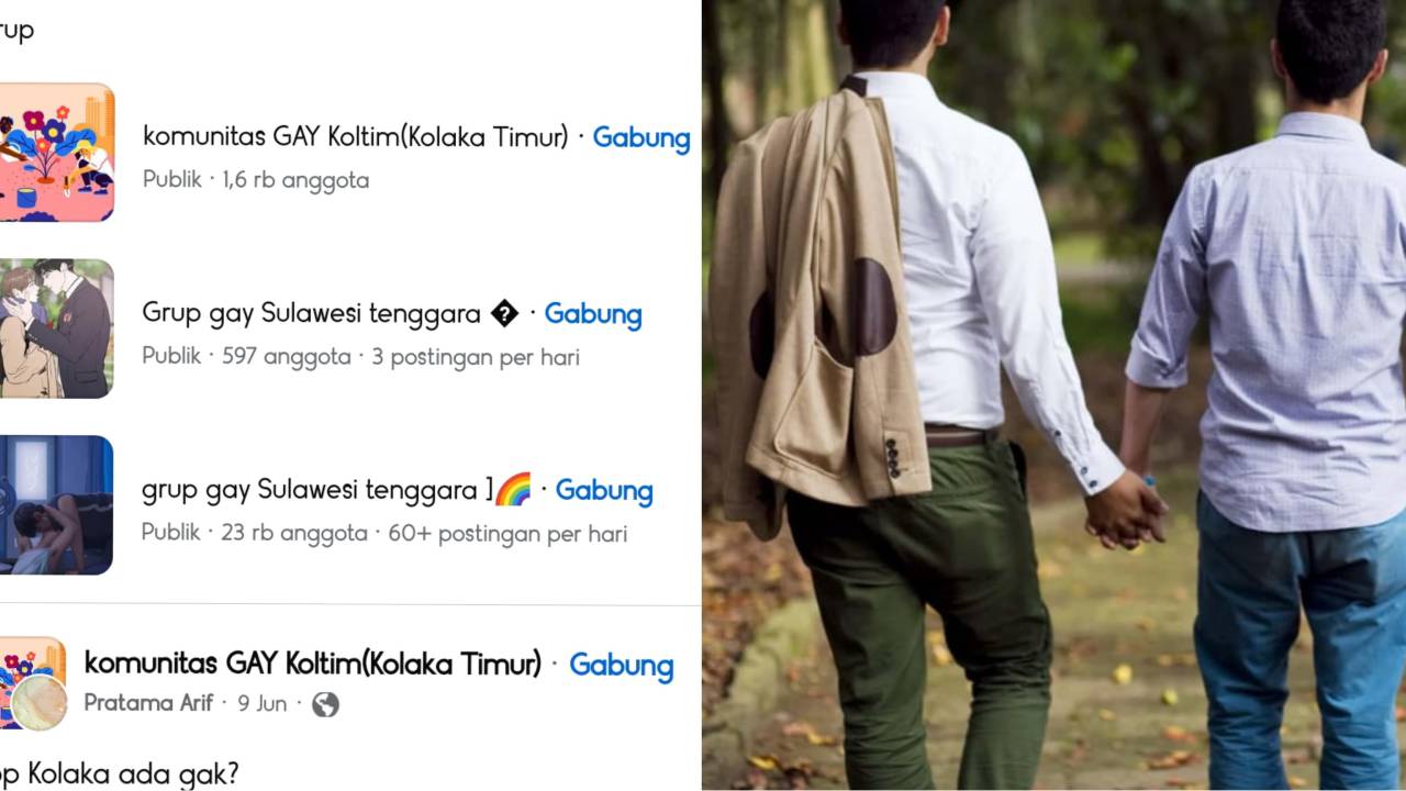 Grup Facebook yang tengah menjadi sorotan publik di Sultra. Foto: Facebook@Grup G** Koltim/iStockphoto