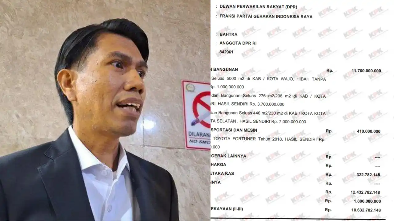 Nama Bahtra disebut-sebut KPK dalam pusaran korupsi CSR BI-OJK. Foto: Gerinda/Elhkpn.