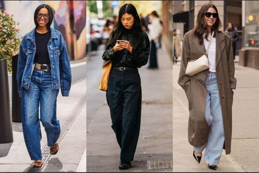 Ilustrasi wanita pecinta fashion denim. Foto: lifestyle.kompas.com