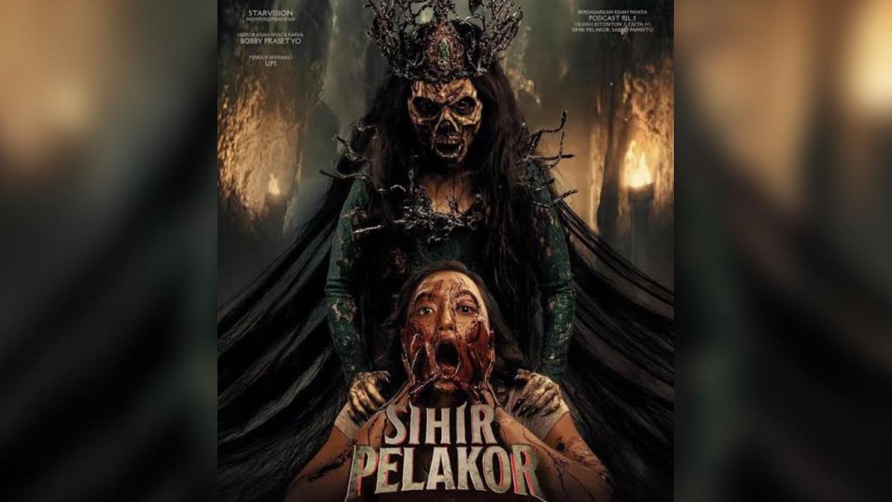 Film horor Sihir Pelakor tayang di bioskop Kendari. Foto: Ist.