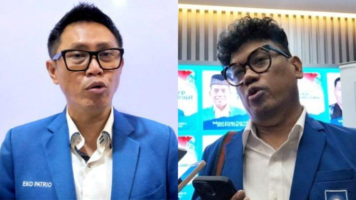 PAN resmi berhentikan Eko Patrio (kiri) dan Uya Kuya (kanan) dari kursi DPR. Foto: Repro Tribunnews