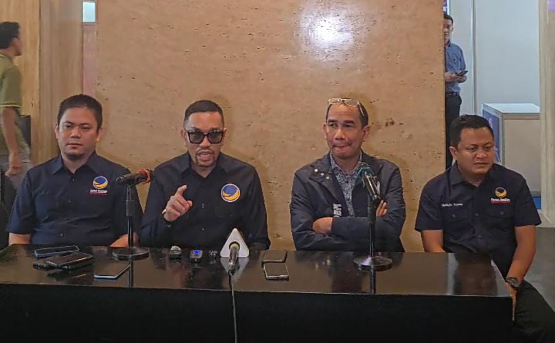 NasDem protes pernyataan Johanis Tanak soal OTT Abdul Azis jelang Rakernas. Foto: Screenshoot video