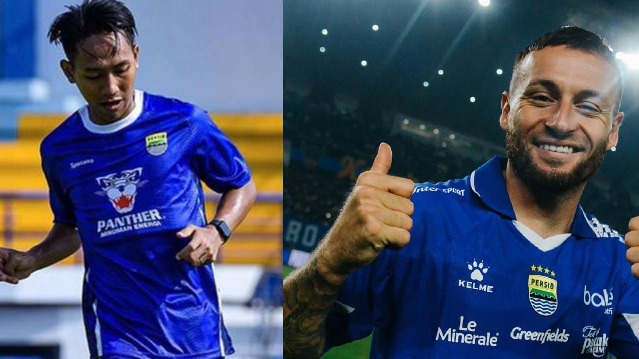 Beckham Putra (kiri) dan Marc Klok (kanan) dipanggil Patrick Kluivert untuk FIFA Matchday September 2025. Foto: Repro Persib Bandung
