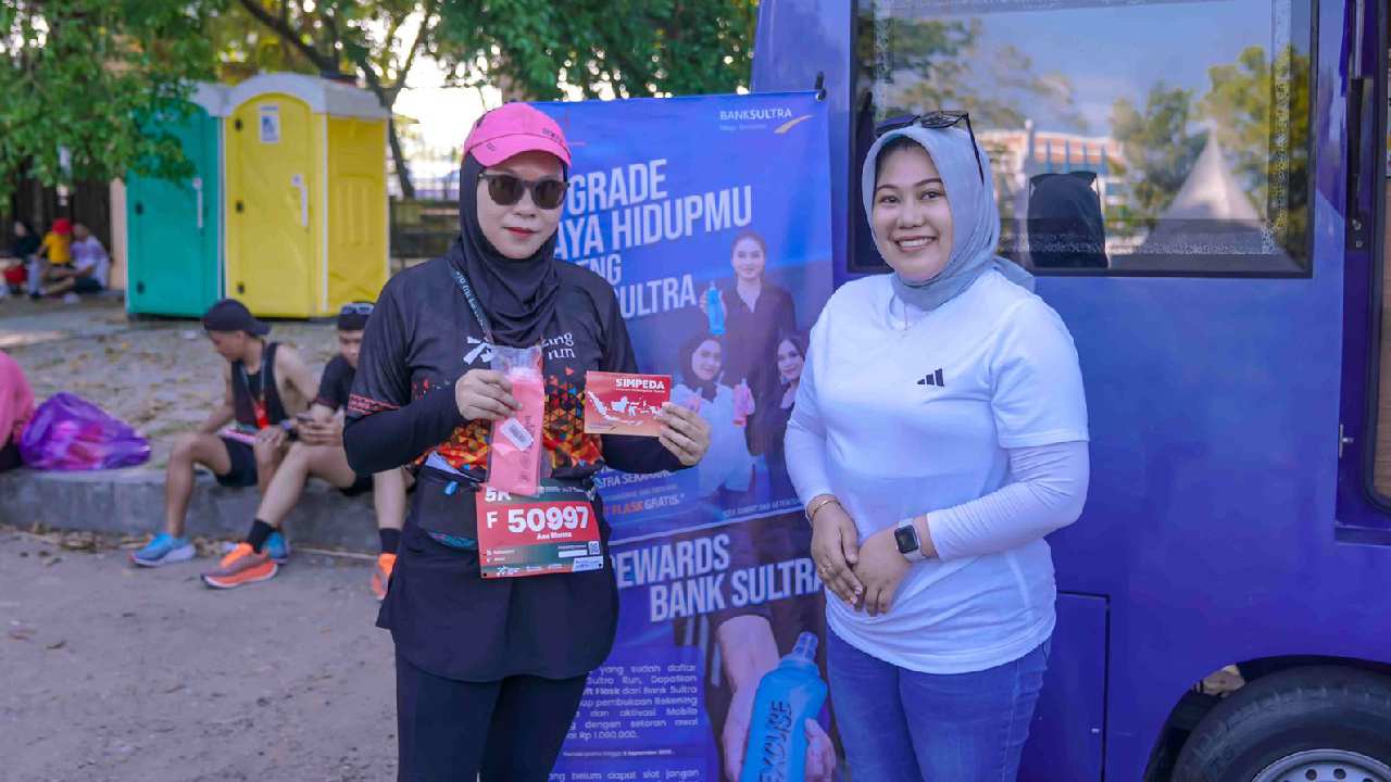 Bank Sultra mendukung Amazing Sultra Run 2025 di Mtq. Foto: website Bank Sultra