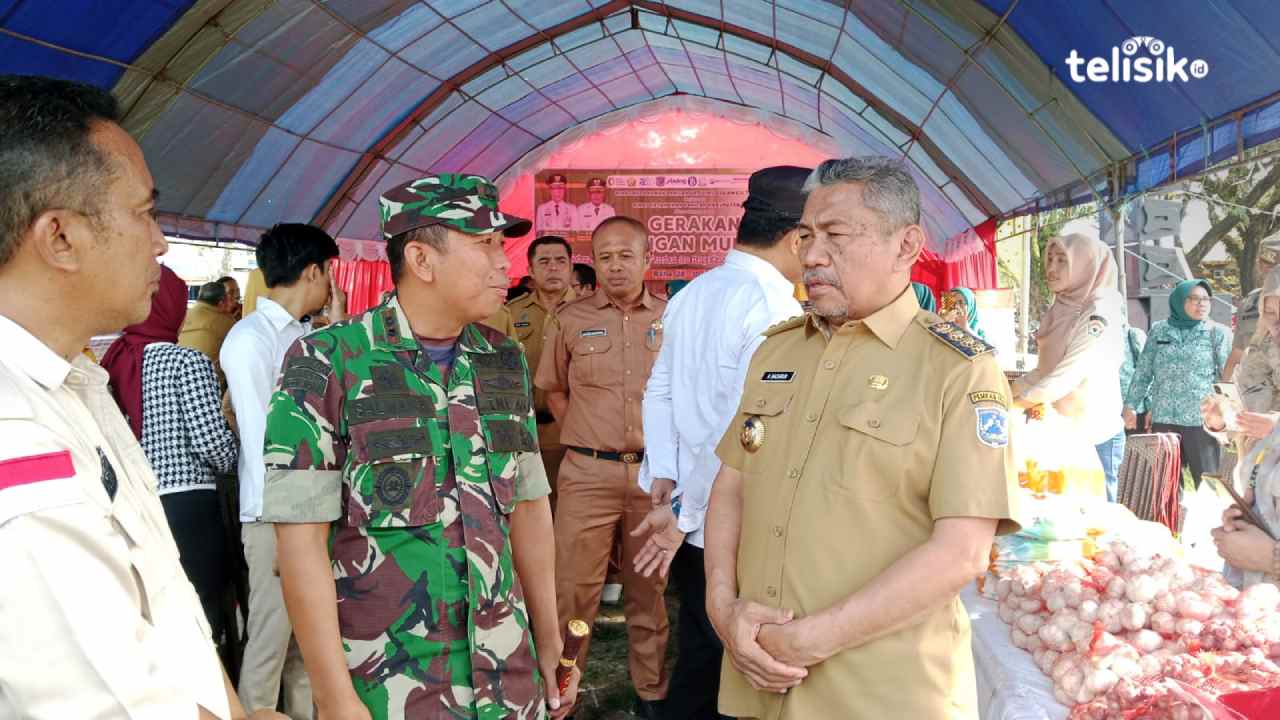 Dandim 1416 Muna, Letkol Inf Salman Habibu bersama Bupati Muna, Bachrun Labuta. Foto : Sunaryo/Telisik