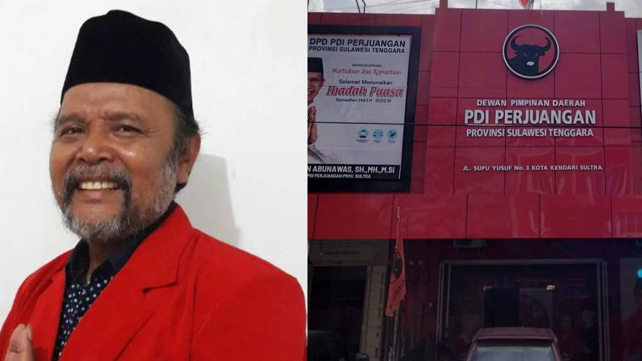 Juru bicara PDI Perjuangan Sultra, Agus Sana'a mengungkap Konferda dilakukan Oktober 2025. Foto: Ist