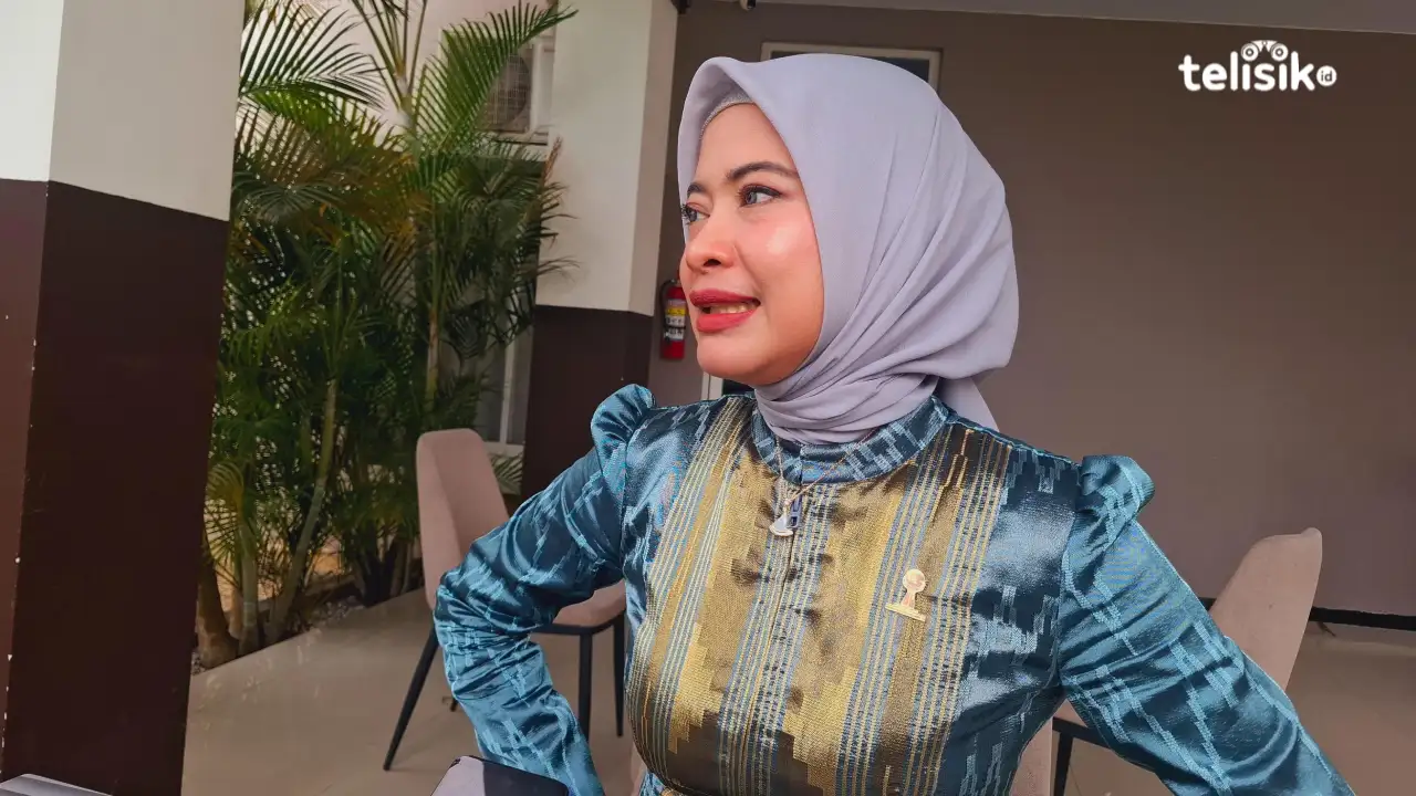 Wasekjen HIPMI Pusat, Sucianti Suaib Saenong saat diwawancarai di salah satu hotel di Kota Kendari. Foto: Erni Yanti/Telisik.