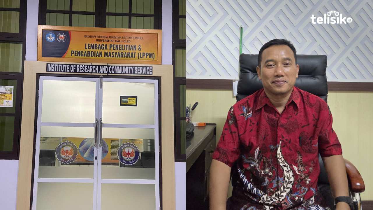Kepala LPPM UHO Kendari, Prof Nyoman Sudiana. Foto: Ana Pratiwi/Telisik