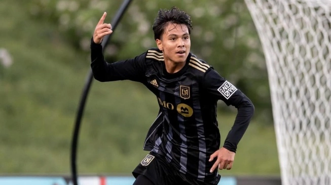 Pemain keturunan Indonesia Adrian Wibowo dipanggil Timnas Indonesia untuk FIFA Matchday. Foto: Repro Instagram @lafc_2
