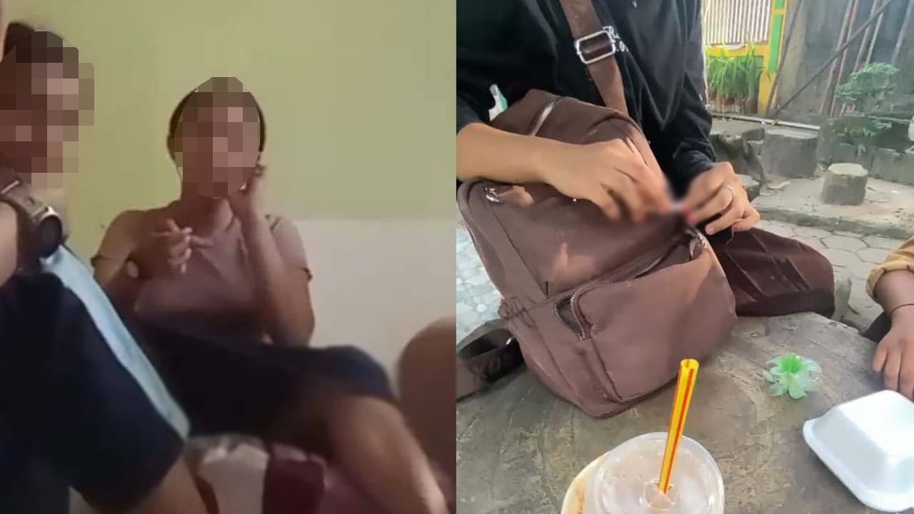 Beberapa siswi SMP di Kendari yang terekam sedang pesta sabu di kosan yang membuat geger warganet. Foto: Screenshot video