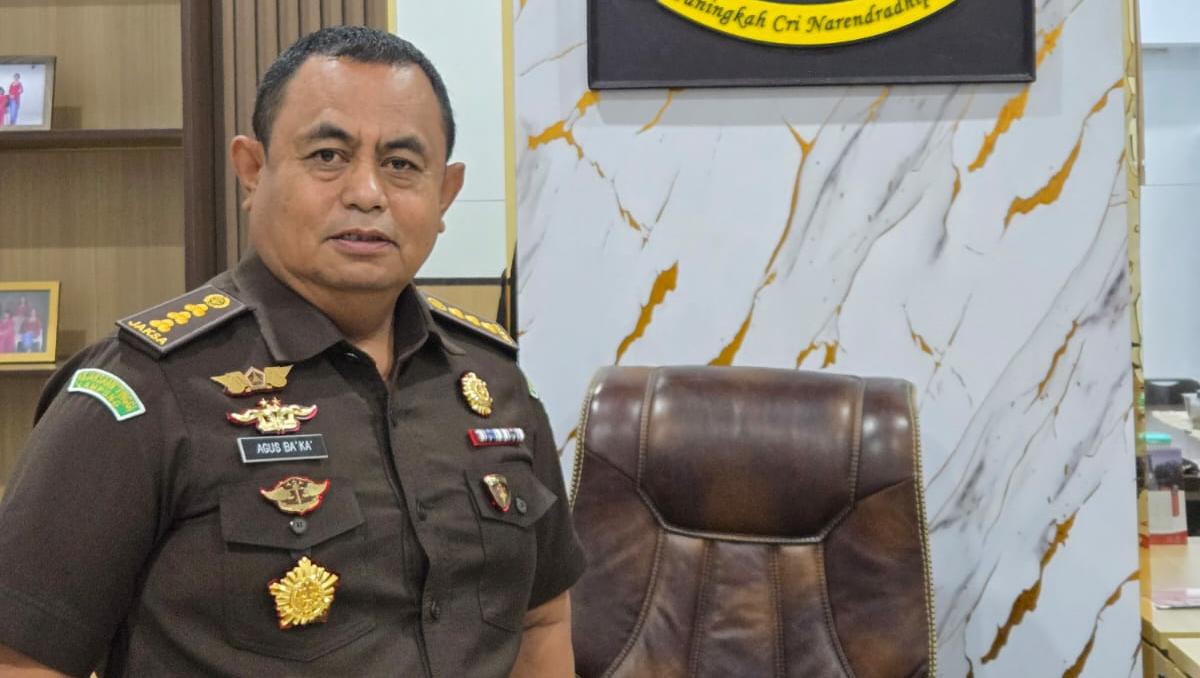 Mantan Kajari Muna, Agustinus Baka Tangdililing yang saat ini menjabat sebagai Aspidsus Kejati Maluku. Foto: Ist.