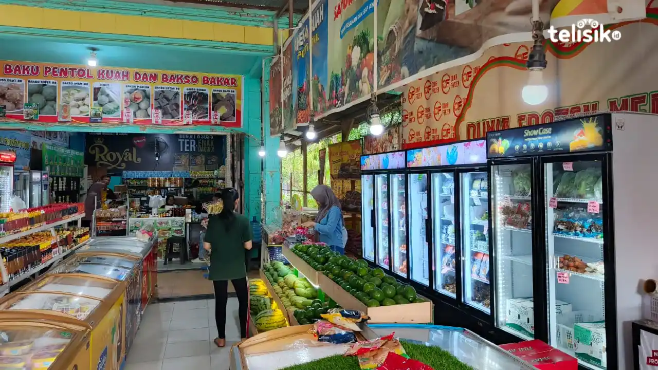 Dunia Frozen, toko frozen food yang sukses di tengah era COVID-19. Foto: Gede Suyana Sriski/Telisik.