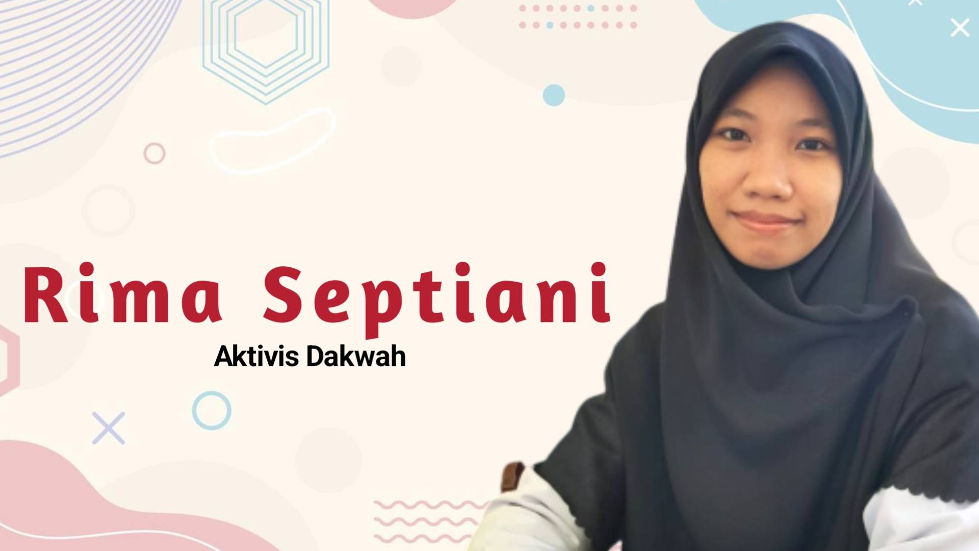 Rima Septiani, S.Pd, Aktivis Dakwah. Foto: Ist.