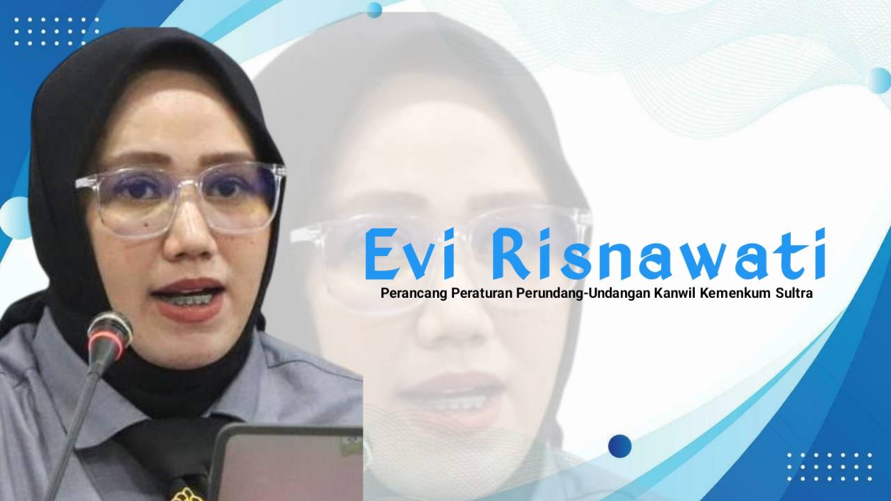 Evi Risnawati, Perancang Peraturan Perundang-Undangan Kanwil Kemenkum Sultra. Foto: Ist.
