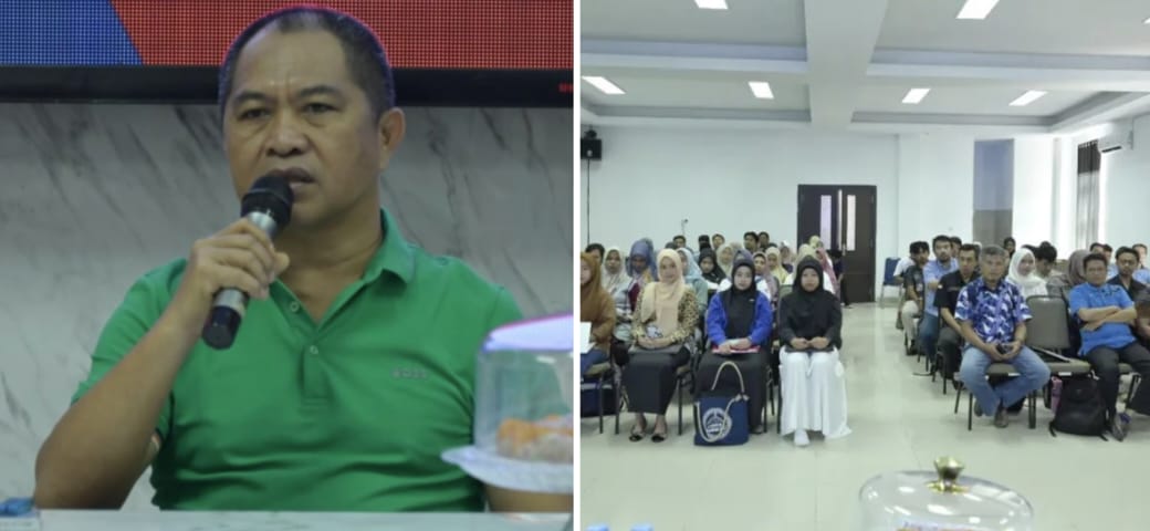 Penjabat Sekda Kolaka Utara, Muh. Idrus (kiri) buka sosialisasi CoreTax DJP. Foto: Diskominfo Kolaka Utara.