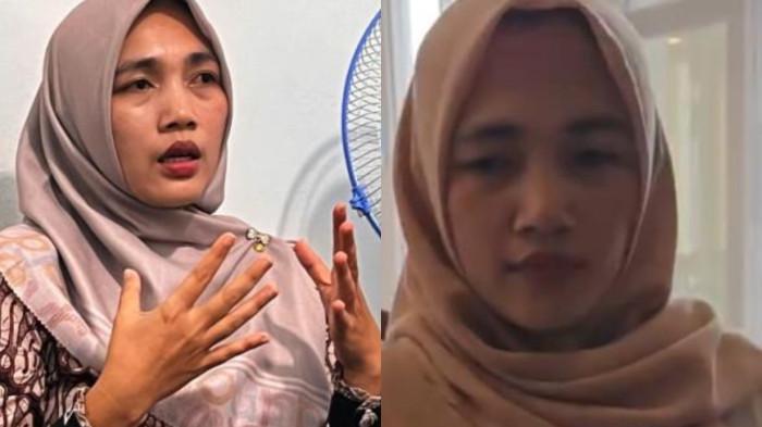 Bu guru SD di Wonosobo jadi sorotan usai video penggerebekan dirinya viral di TikTok. Foto: Repro Tribunnews