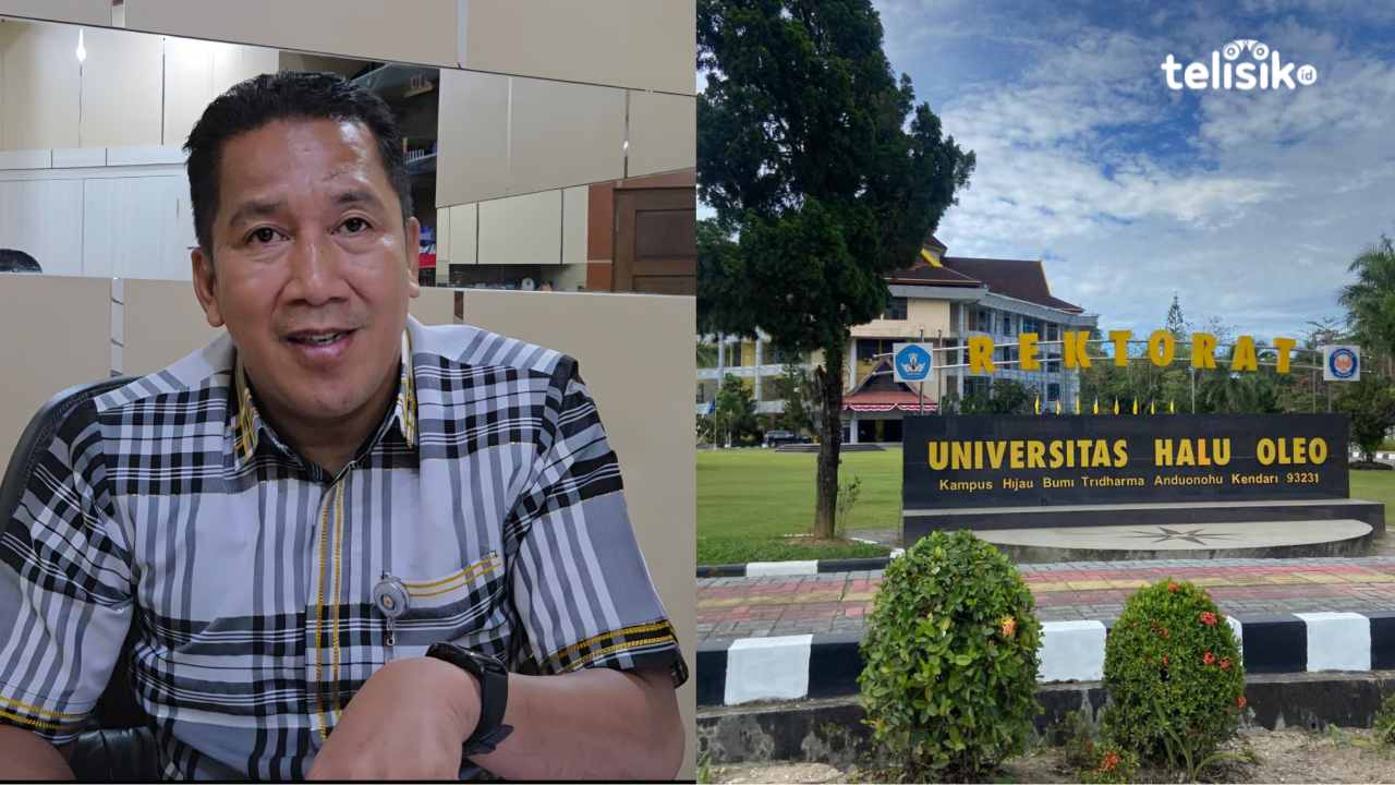 Plt Rektor Universitas Halu Oleo Kendari, Dr. Herman, SH, LL.M. Foto: Ana Pratiwi/Telisik