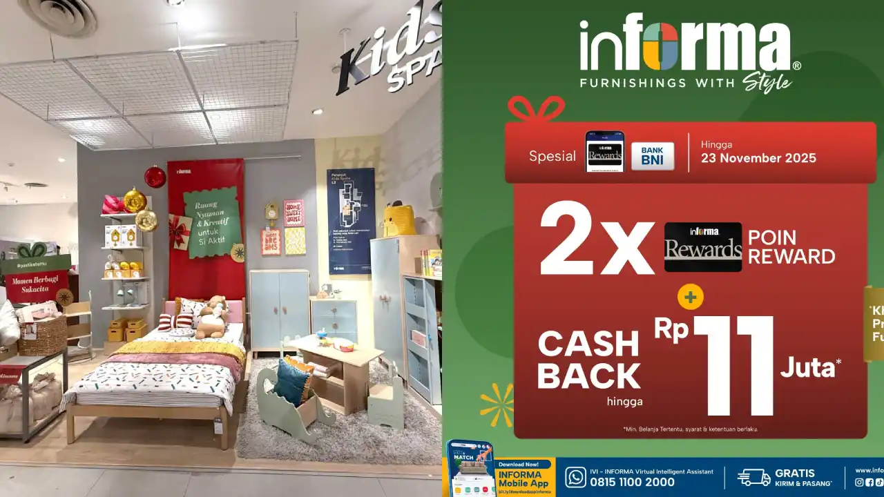 Informa Kendari hadirkan double rewards dan cashback hingga Rp 11 juta. Foto: Hendra/Informa.