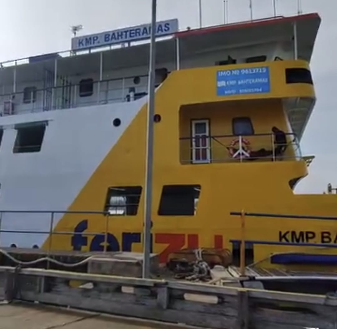 KMP Bahteramas beroperasi setiap hari dengan rute Kendari-Langara dan sebaliknya. Foto: Ist.
