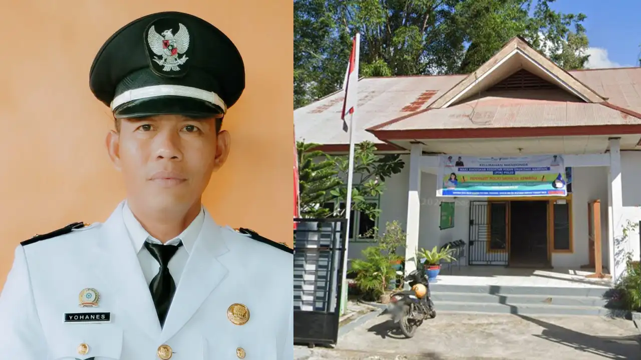 Sosok Yohanes, pria asal asal Bombana yang sekarang menjadi Lurah Mandonga. Foto: Ist.