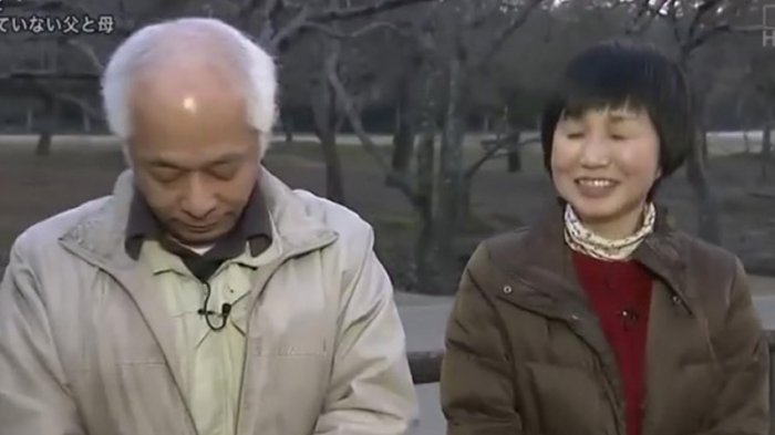 Otou Katayama dan Yumi menikah lebih dari 20 tahun tanpa berbicara. Foto: Repro Tribunnews