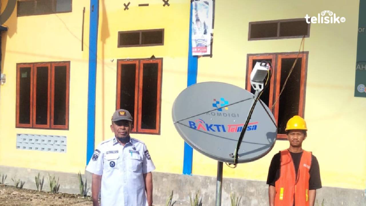 Perangkat internet gratis yang terpasang di beberapa wilayah Muna. Foto: Sunaryo/Telisik.