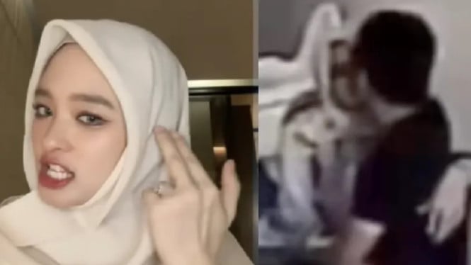 Polisi menerima flashdisk berisi rekaman CCTV dugaan perzinaan Inara Rusli dan Insanul Fahmi untuk diperiksa labfor. Foto: Repro Gadget Viva.