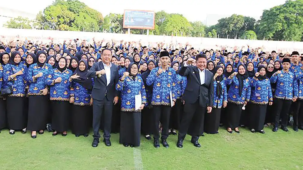 Memasuki 2026, gaji dan tunjangan ASN tetap mengacu aturan lama tanpa kenaikan baru. Foto: Repro Sumeks.