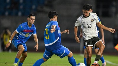 Timnas Indonesia U-22 harus mengakui keunggulan Filipina usai kalah 0-1 di SEA Games 2025. Foto: Repro Antara.