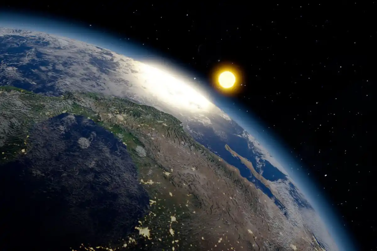 Bumi diprediksi akan kehilangan gravitasinya selama 7 detik pada 12 Agustus 2026. Foto: Repro Freepik.