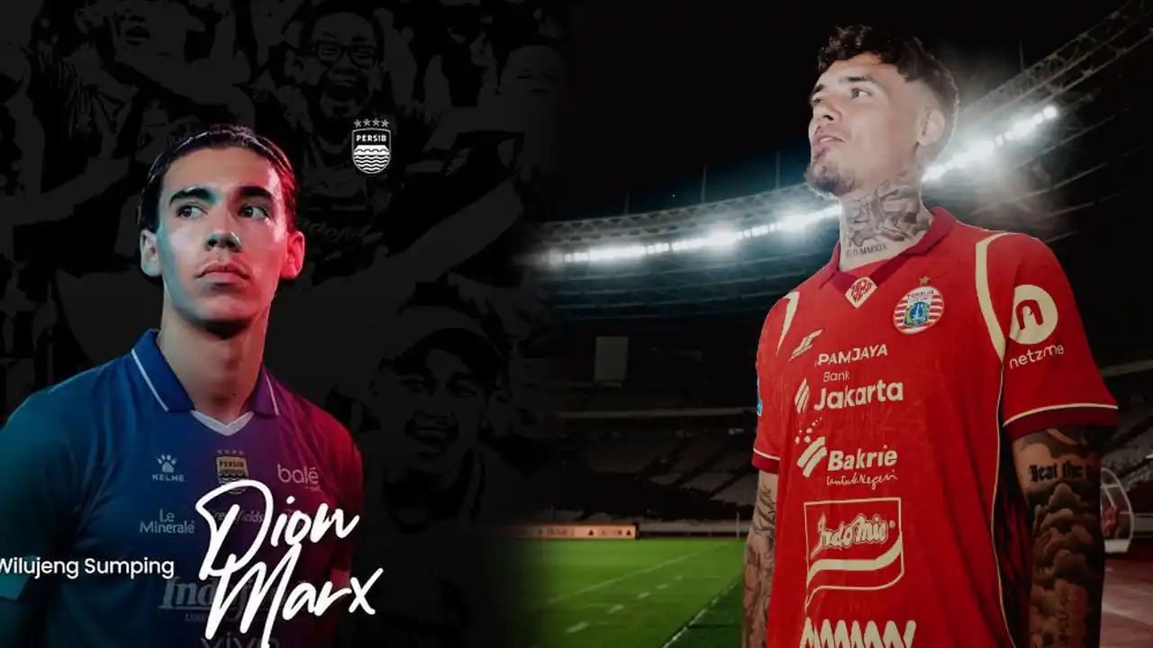 Dion Markx dan Shayne Pattynama pemain naturalisasi yang bergabung dengan klub Super League. Foto: Repro Persib Bandung/ileague.id
