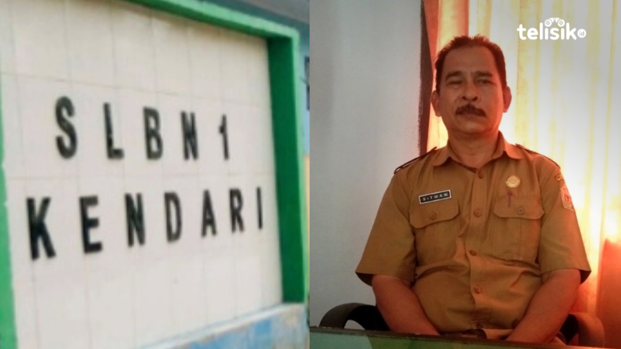 Kepala SLBN 1 Kendari ungkap sekolahnya belum terima program MBG. Foto: Erni Yanti/Telisik.