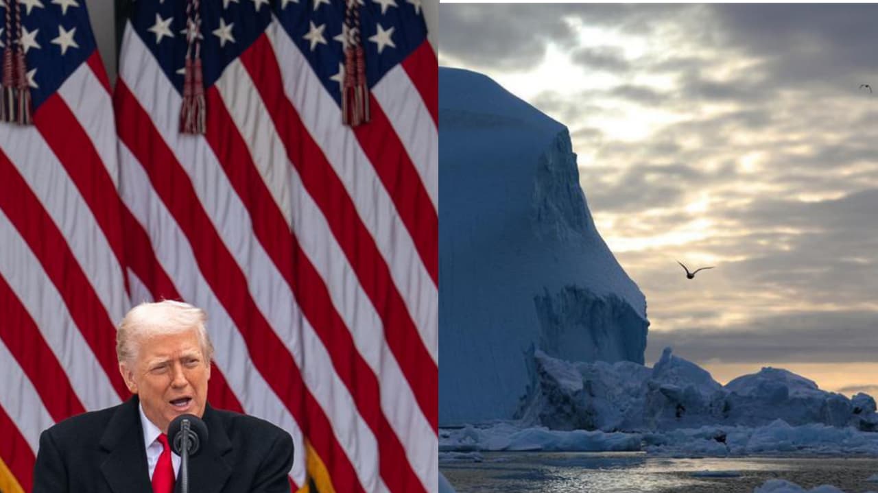 Presiden Donald Trump kembali memicu ketegangan global usai ngotot ingin mencaplok Greenland strategis Arktika. Foto: Xinhua