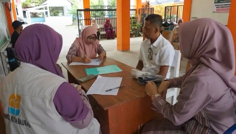 Pelaksanaan kegiatan vaksinasi di Puskesmas Kadolomoko Baubau, Kamis (12/2/2026). Foto: Ist