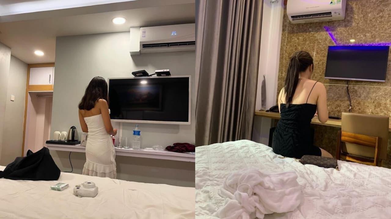 Ilustrasi dua PSK, LL dan DZ tak menyadari penggerebekan polisi saat melayani pelanggan di kamar hotel. Foto: Repro Pinterest