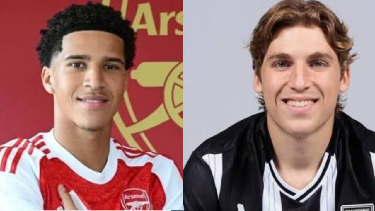 Demiane Agustien (kiri) gelandang Arsenal U-21 dan Luke Vickery (kanan) penyerang Macarthur FC menjadi incaran pelatih Timnas Indonesia John Herdman. Foto: Repro suara.com
